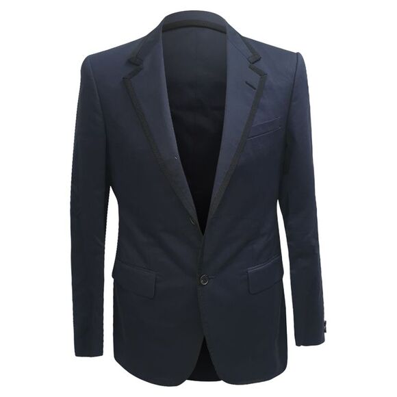 Lanvin Blazer in Navy Blue Cotton